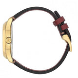 Gucci G Timeless Floral Brown Dial Brown Leather Strap Watch For Women - YA1264038 Authentic Buy Shop Now