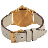 Gucci G Timeless Quartz Red & Green Dial Beige Leather Strap Watch For Women - YA1265009 Authentic Buy Shop Now