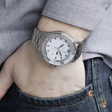 Gucci G Timeless Silver Dial Silver Steel Strap Watch For Men - YA126232 Authentic Buy Shop Now