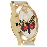 Gucci G Timeless Butterfly White Dial White Leather Strap Watch For Women - YA1264062 Authentic Buy Shop Now