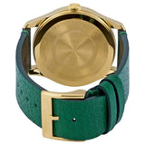 Gucci G Timeless Bee Green Dial Green Leather Strap Watch For Women - YA1264065 Authentic Buy Shop Now