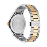 Gucci G Timeless Quartz Silver Dial Two Tone Steel Strap Watch For Men - YA126450 Authentic Buy Shop Now