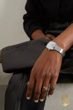 Gucci Grip Quartz Silver Dial Silver Steel Strap Watch For Men - YA157501 Authentic Buy Shop Now