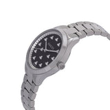 Gucci G Timeless Quartz Black Dial Silver Steel Strap Watch for Women - YA1265034 Authentic Buy Shop Now
