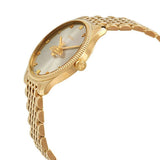 Gucci G Timeless Quartz Silver Dial Gold Steel Strap Watch For Women - YA1264155 Authentic Buy Shop Now