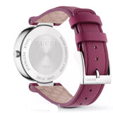 Gucci Interlocking G Quartz Pink Dial Pink Leather Strap Watch For Women - YA133321 Authentic Buy Shop Now