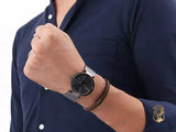 Gucci G Interlocking Quartz Grey Dial Grey Steel Strap Watch For Men - YA133210 Authentic Buy Shop Now