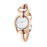 Gucci Horsebit Collection Diamonds Mother of Pearl Dial Rose Gold Steel Strap Watch For Women - YA139508 Authentic Buy Shop Now