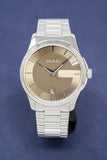 Gucci G Timeless Brown Dial Silver Steel Strap Watch For Men - YA126445 Authentic Buy Shop Now