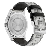Gucci G Timeless Quartz Grey Dial Grey Leather Strap Watch For Men - YA1264058 Authentic Buy Shop Now