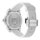 Gucci Dive Tiger White Dial White Rubber Strap Watch For Men - YA136329 Authentic Buy Shop Now
