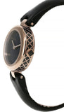 Gucci Diamantissima Quartz Black Dial Black Leather Strap Watch for Women - YA141501 Authentic Buy Shop Now