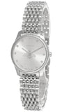 Gucci G Timeless Quartz Silver Dial Silver Steel Strap Watch For Women - YA1265019 Authentic Buy Shop Now