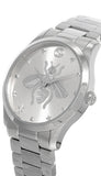 Gucci G Timeless Silver Dial Silver Steel Strap Watch For Women - YA1264126 Authentic Buy Shop Now