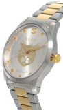 Gucci G Timeless Silver Dial Two Tone Steel Strap Watch For Women - YA1264074 Authentic Buy Shop Now