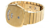 Gucci Grip Quartz Yellow Gold Dial Gold Steel Strap Unisex Watch - YA157409 Authentic Buy Shop Now