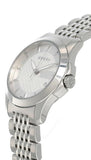 Gucci G Timeless Silver Dial Silver Steel Strap Watch For Women - YA126501 Authentic Buy Shop Now
