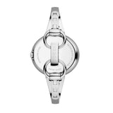 Gucci Guccissima Diamonds Mother of Pearl Dial Silver Steel Strap Watch For Women - YA134303 Authentic Buy Shop Now