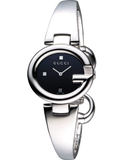 Gucci Guccisima Quartz Black Dial Silver Steel Strap Watch For Women - YA134501 Authentic Buy Shop Now