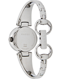 Gucci Guccissima Quartz Diamonds Brown Dial Silver Steel Strap Watch For Women - YA134503 Authentic Buy Shop Now