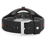 Gucci Sync XXL Quartz Black Dial Black Rubber Strap Watch For Men - YA137101 Authentic Buy Shop Now
