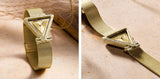 Guess Fame Diamonds Gold Dial Gold Mesh Bracelet Watch for Women - GW0508L2 Authentic Buy Shop Now