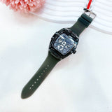 Guess Phoenix Multifunction Black Dial Grey Silicone Strap Watch For Men - GW0203G9 Authentic Buy Shop Now