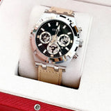 Guess Continental Multifunction Black Dial Brown Leather Strap Watch for Men - GW0262G1 Authentic Buy Shop Now