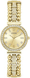 Guess Gala Diamonds Gold Dial Gold Steel Strap Watch for Women - GW0401L2 Authentic Buy Shop Now