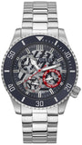 Guess Axle Multifunction Black Dial Silver Steel Strap Watch For Men - GW0488G1 Authentic Buy Shop Now