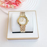 Guess Rumour Quartz Gold Dial Gold Steel Strap Watch For Women - GW0613L2 Authentic Buy Shop Now