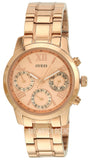 Guess Mini Sunrise Chronograph Quartz Rose Gold Dial Rose Gold Steel Strap Watch For Women - W0448L3 Authentic Buy Shop Now