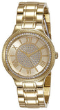 Guess Madison Diamonds Gold Dial Gold Steel Strap Watch for Women - W0637L2 Authentic Buy Shop Now