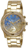 Guess Confetti Diamonds Gold Dial Gold Steel Strap Watch for Women - W0774L2 Authentic Buy Shop Now