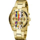 Guess Altitude Multifunction Gold Dial Gold Steel Strap Watch for Men - GW0434G1 Authentic Buy Shop Now
