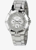 Guess Vista Diamonds Silver Dial Silver Steel Strap Watch for Women - W12080L1 Authentic Buy Shop Now