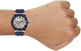 Guess Force White Dial Blue Rubber Strap Watch For Men - W0674G4 Authentic Buy Shop Now