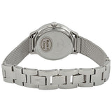 Guess Chelsea Crystals Black Dial Silver Mesh Bracelet Watch For Women - W0647L5 Authentic Buy Shop Now