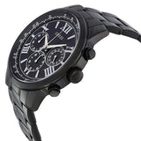 Guess Horizon Chronograph Black Dial Black Steel Strap Watch For Men - W0379G2 Authentic Buy Shop Now
