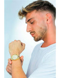 Guess Connoisseur Gold Dial Gold Steel Strap Watch for Men - GW0265G2 Authentic Buy Shop Now