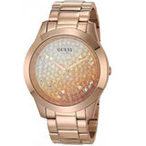 Guess Crush Rose Gold Dial Rose Gold Steel Strap Watch For Women - GW0020L3 Authentic Buy Shop Now