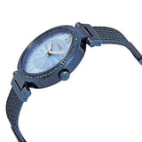 Guess Soho Diamonds Blue Dial Blue Mesh Bracelet Watch For Women - W0638L3 Authentic Buy Shop Now