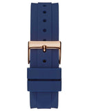 Guess Eclipse White Dial Blue Rubber Strap Watch for Women - GW0315L2 Authentic Buy Shop Now