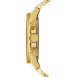 Guess Empire Quartz Black Dial Gold Steel Strap Watch For Men - GW0489G2 Authentic Buy Shop Now