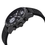 Guess Fleet Chronograph Black Dial Black Rubber Strap Watch for Men - W0971G1 Authentic Buy Shop Now