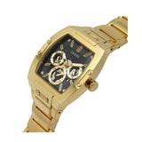 Guess Phoenix Multi Function Black Dial Gold Steel Strap Watch for Men - GW0456G1 Authentic Buy Shop Now