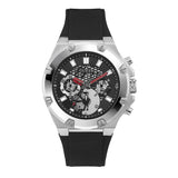 Guess Third Grear Multi Function Black Dial Black Rubber Strap Watch for Men- GW0334G1 Authentic Buy Shop Now