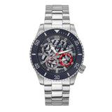 Guess Axle Multifunction Black Dial Silver Steel Strap Watch For Men - GW0488G1 Authentic Buy Shop Now