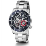 Guess Axle Multifunction Black Dial Silver Steel Strap Watch For Men - GW0488G1 Authentic Buy Shop Now