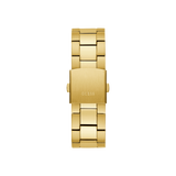 Guess Edge Chronograph Black Dial Gold Steel Strap Watch For Men - GW0539G2 Authentic Buy Shop Now